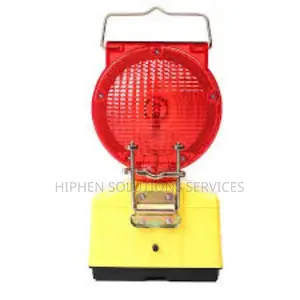 Solar Power Led Flashing Warning Light Road