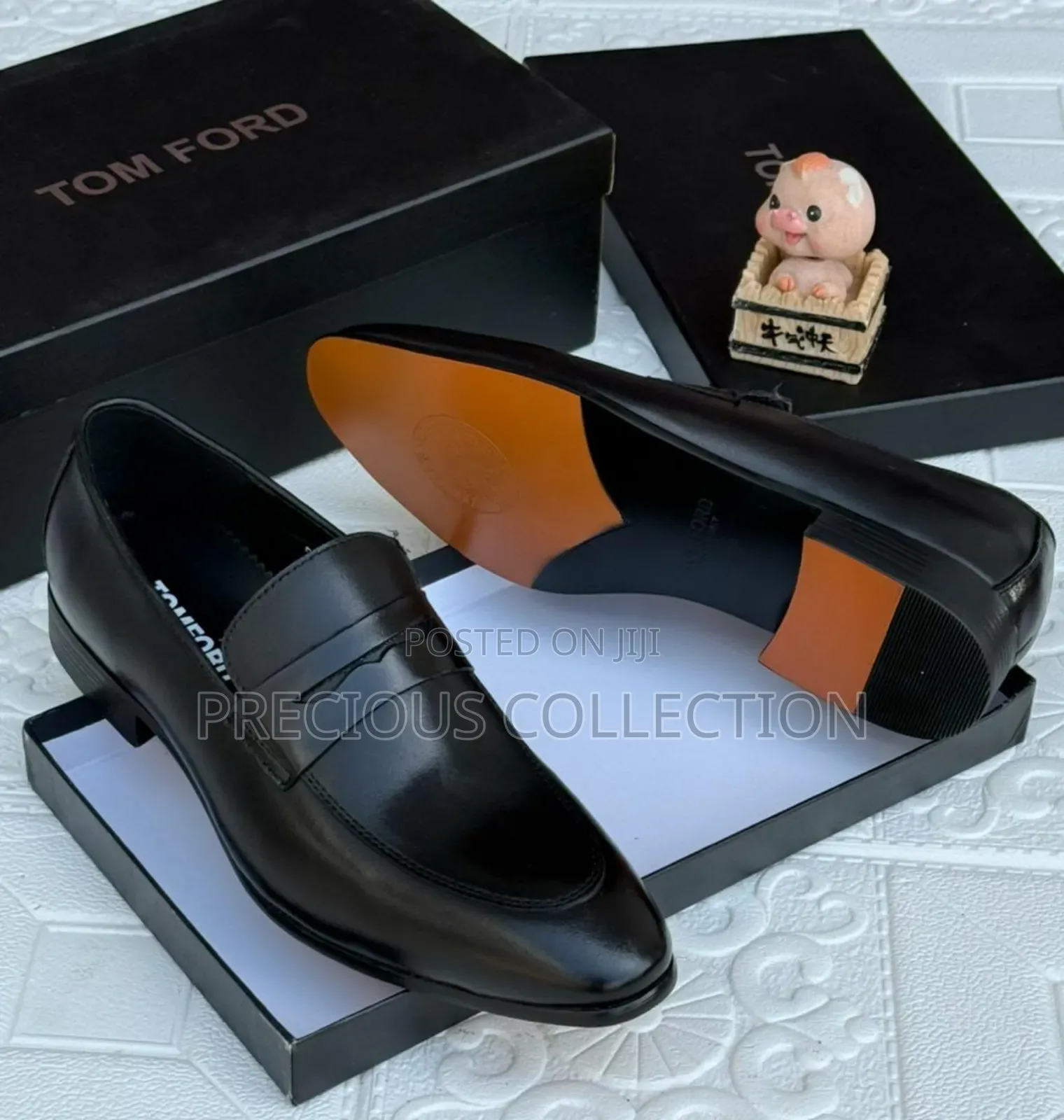Men's Tom Ford Coperate Pull on Leather Shoes