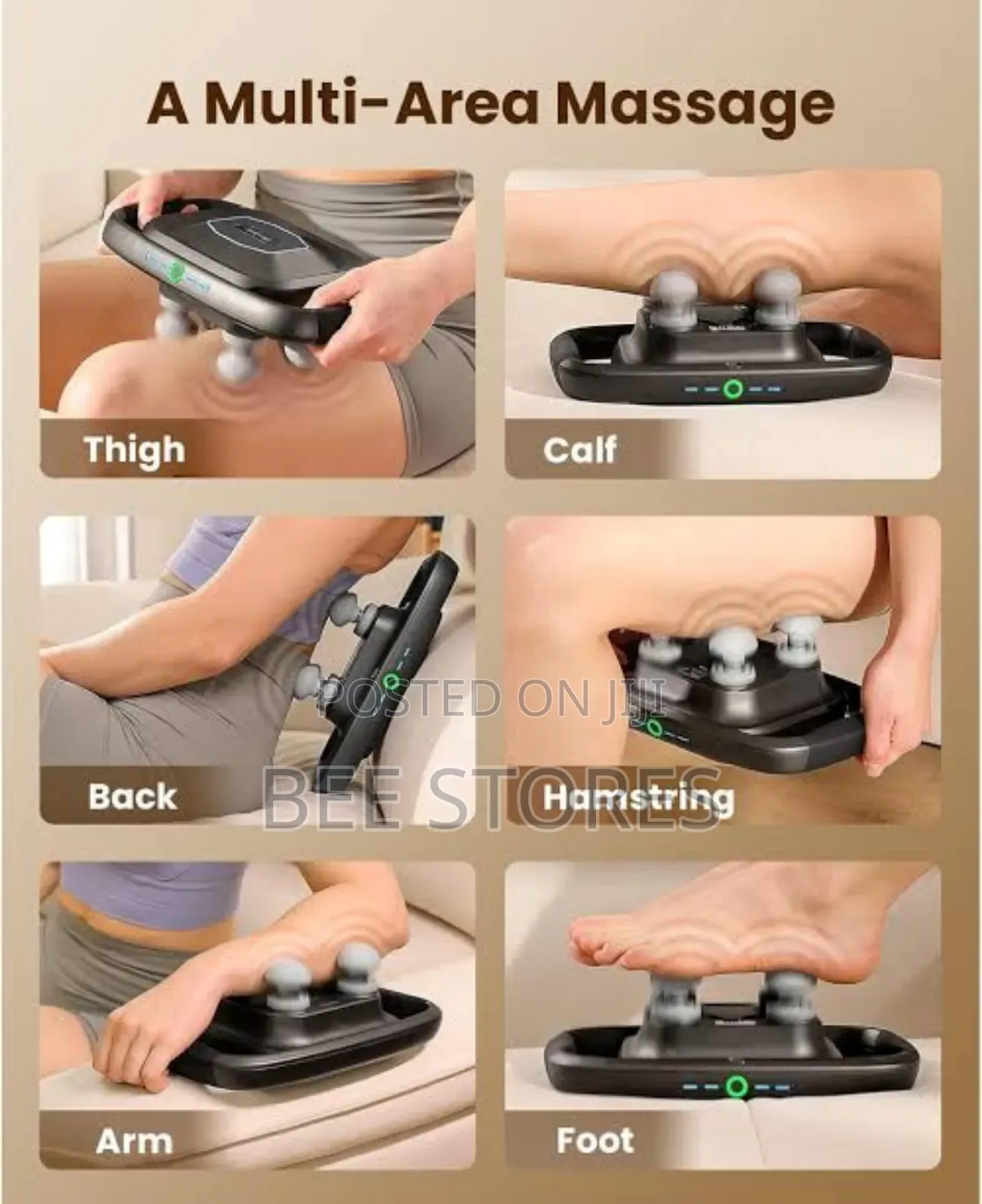 4 Headed Multi Functional Massager