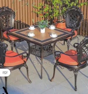 High Quality Outdoor Wrought Iron Chairs With Table