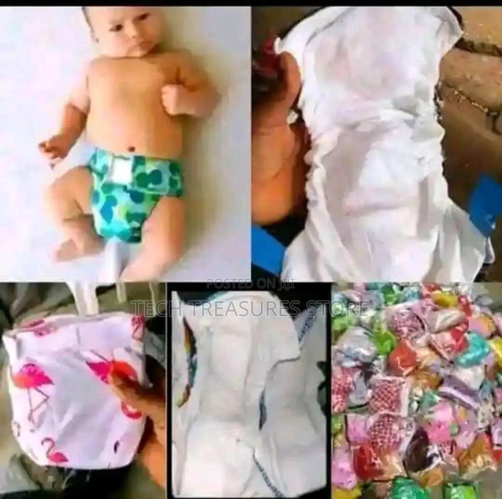 12 PCS Washable Pampers