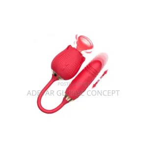 Photo - Promo 2 In1 Pulsating Rose Clitoris Sucking Sex Toy