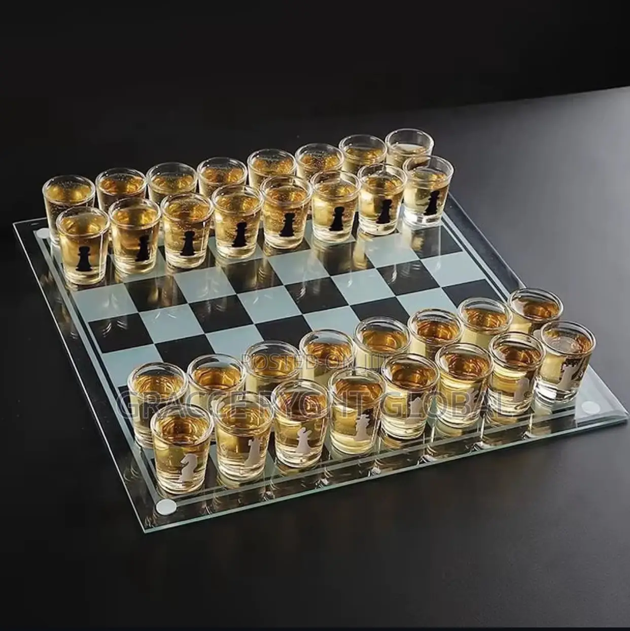 Shots Glass Chess Game