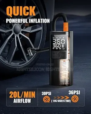Usa Tire Inflator Portable Air Compressor - 150psi 10000mah
