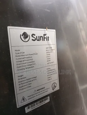 220w Sunfit Monocrystaline Panel