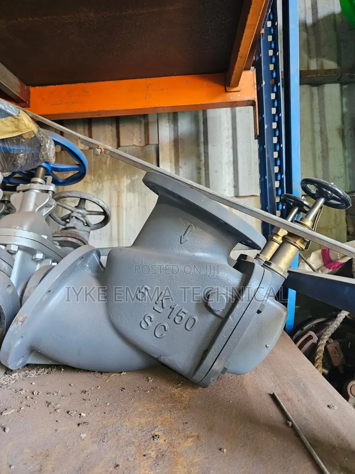 Cast Iron Storm Valve Angle Type With Handle