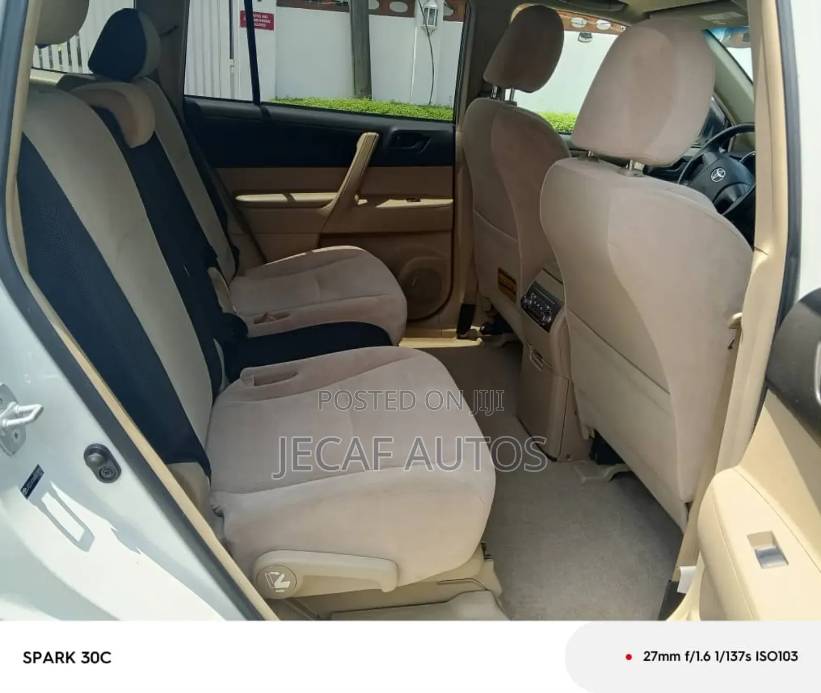 Toyota Highlander 4x4 2008 White