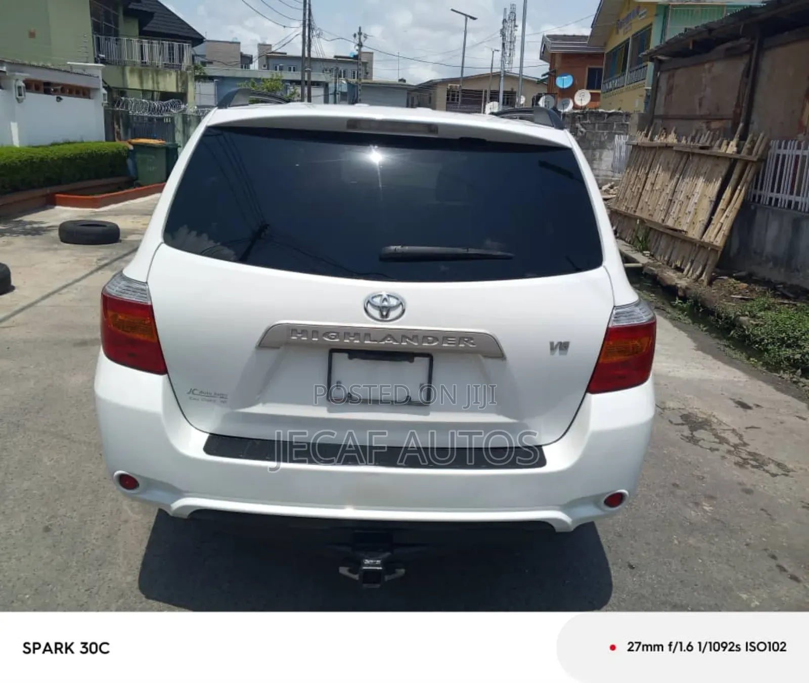 Toyota Highlander 4x4 2008 White