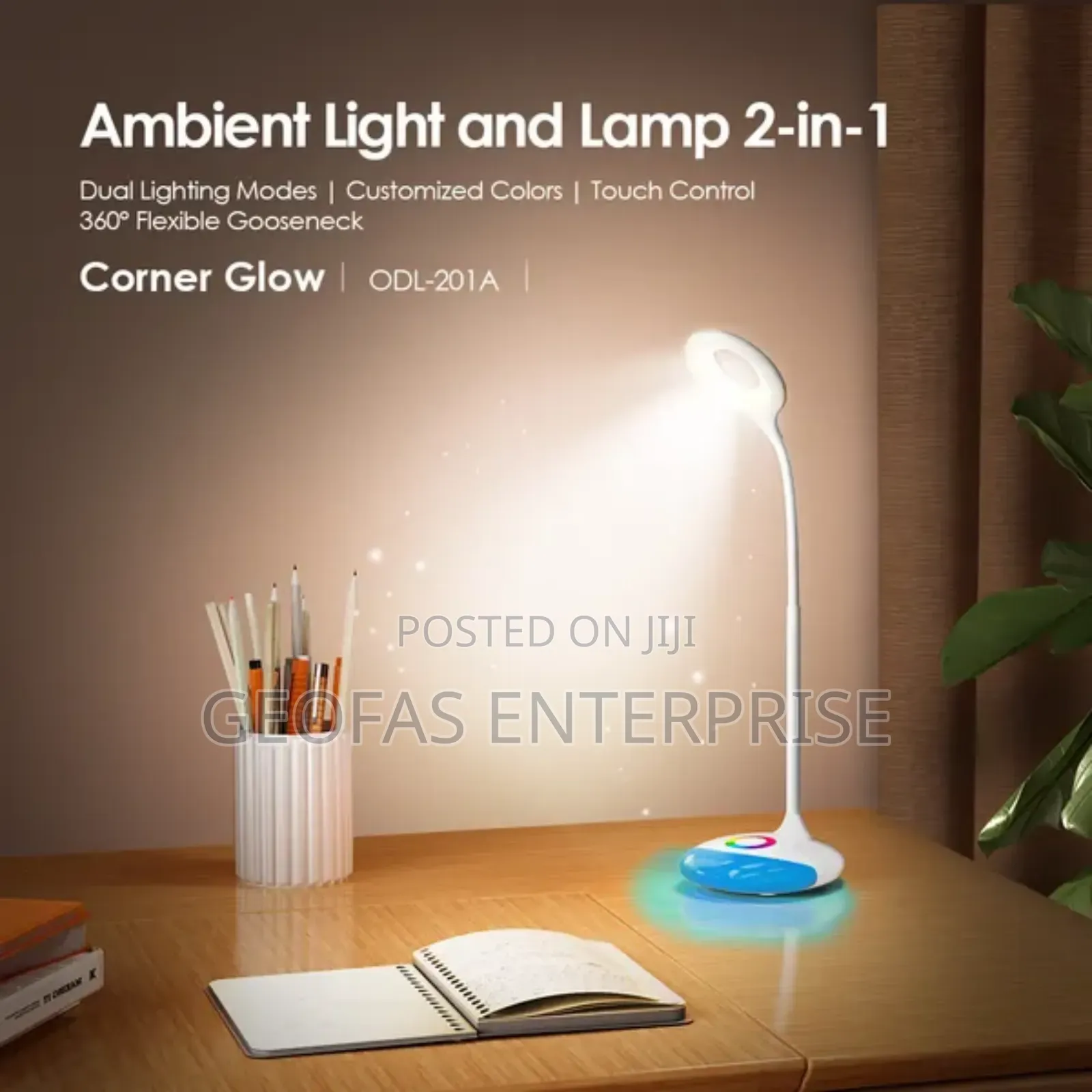 Oraimo Corner Glow 5w RGB Ambient Light Desktop Lamp
