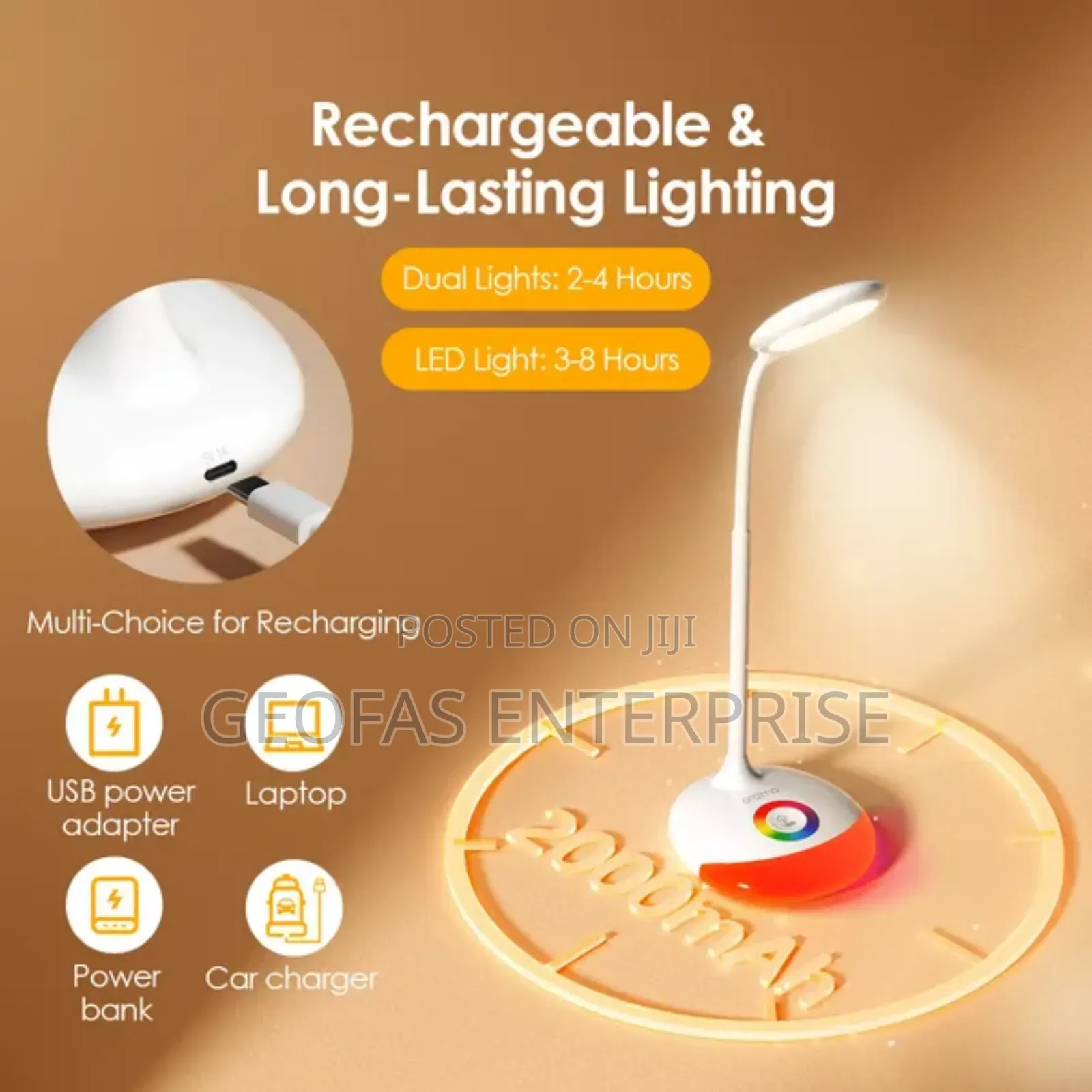 Oraimo Corner Glow 5w RGB Ambient Light Desktop Lamp
