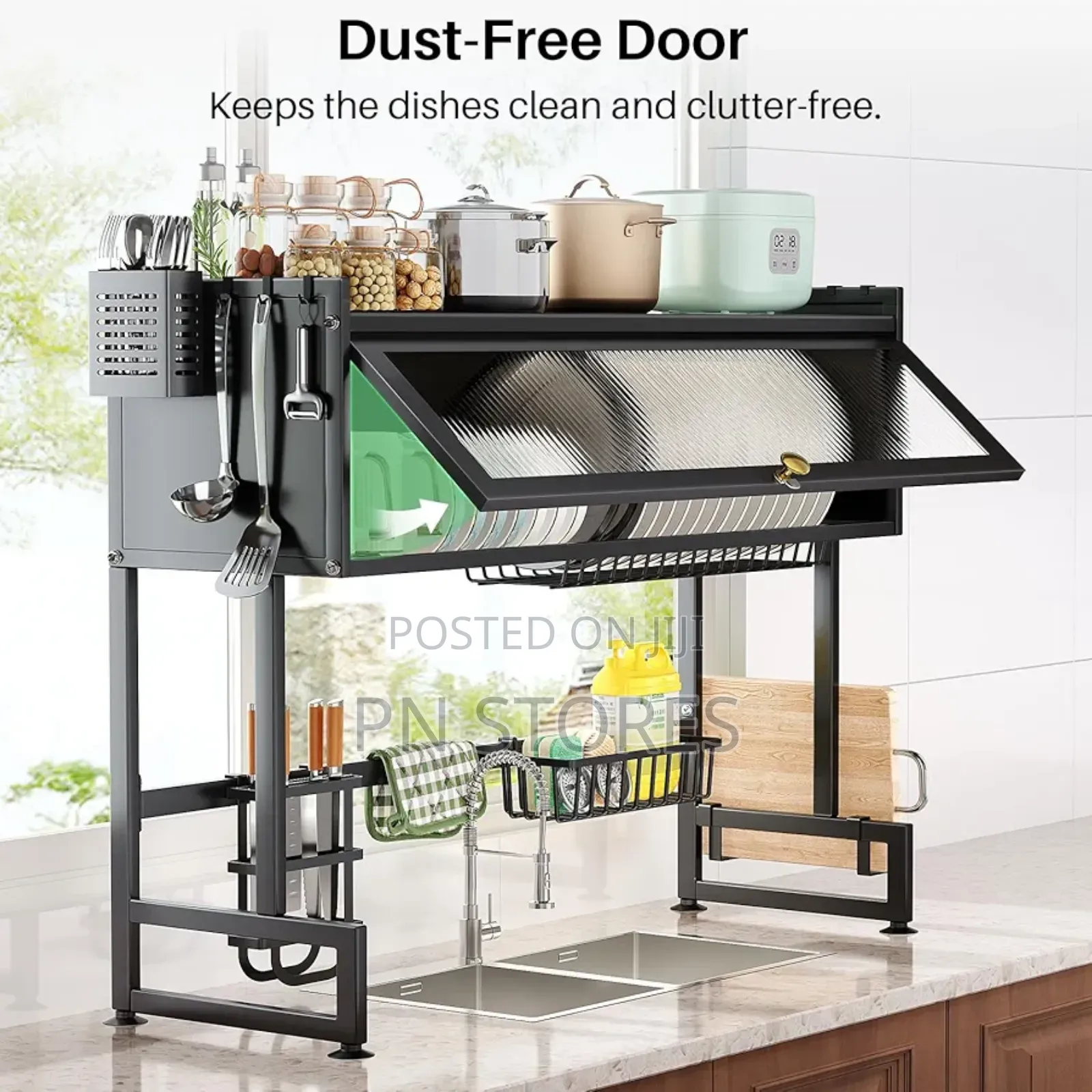 85cm Over the Sink Dish Drainer Drying Rack