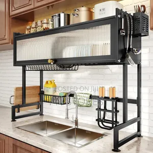 85cm Over the Sink Dish Drainer Drying Rack