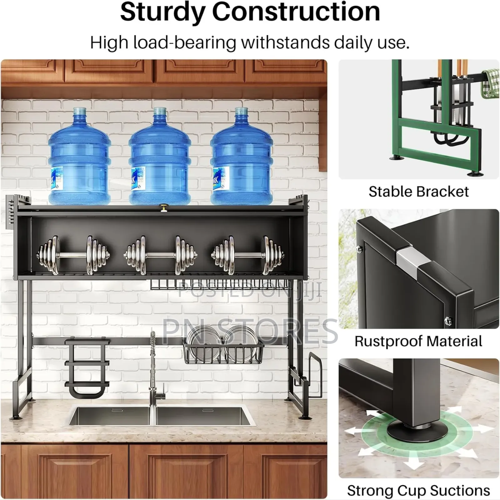85cm Over the Sink Dish Drainer Drying Rack