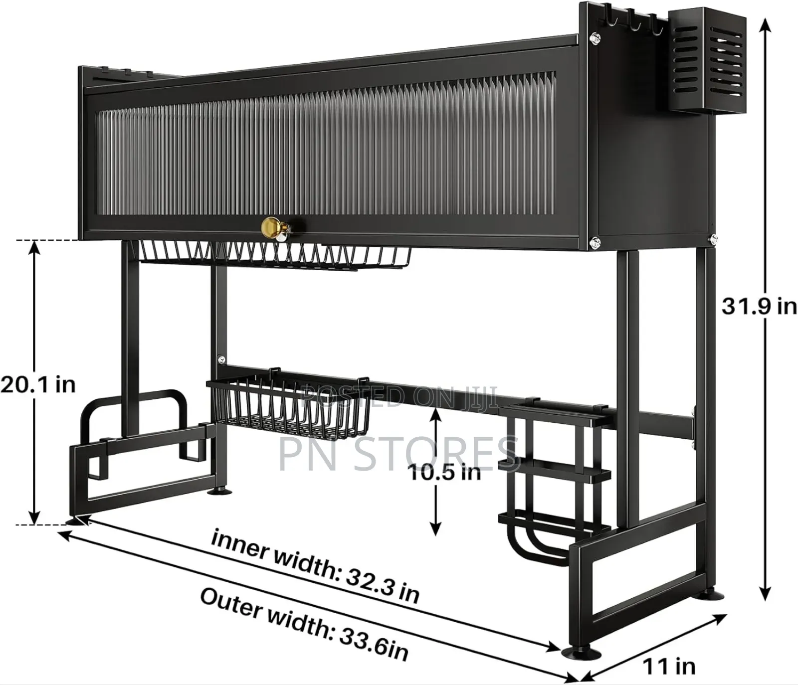 85cm Over the Sink Dish Drainer Drying Rack