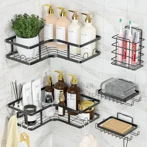 5 PCS Set Thick Multipurpose Corner Shelf Holder -Rack