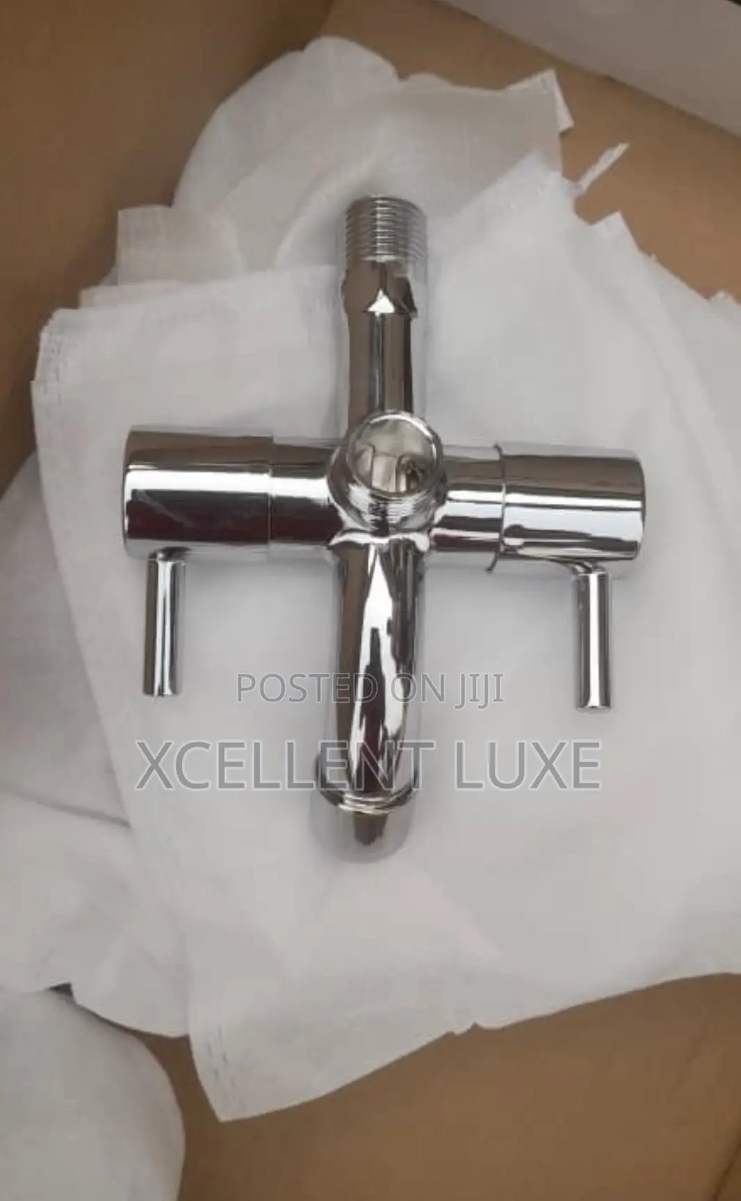 Anti Rust Shower Pole Connector/Control Tap