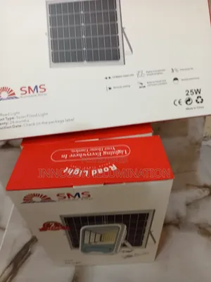 150w Sms Flood Light With 25w Solar Panel