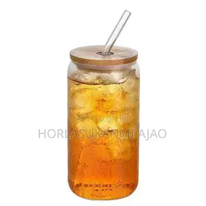 Quality Juice Bottle With Wooden Cover