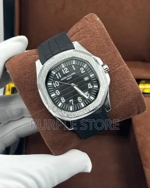 Patek Philippe. Rubber--Strap_black