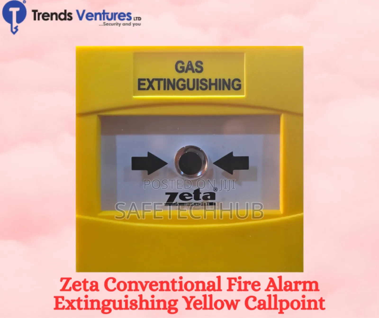 Zeta Conventional Fire Alarm Gas Release Call Point