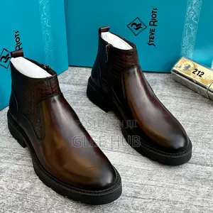 Steve Riots Half-patterned Boots