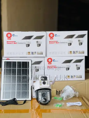 V380 Pro 4g Dual Lens Solar Powered PTZ Security Camera