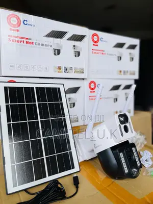 V380 Pro 4g Dual Lens Solar Powered PTZ Security Camera