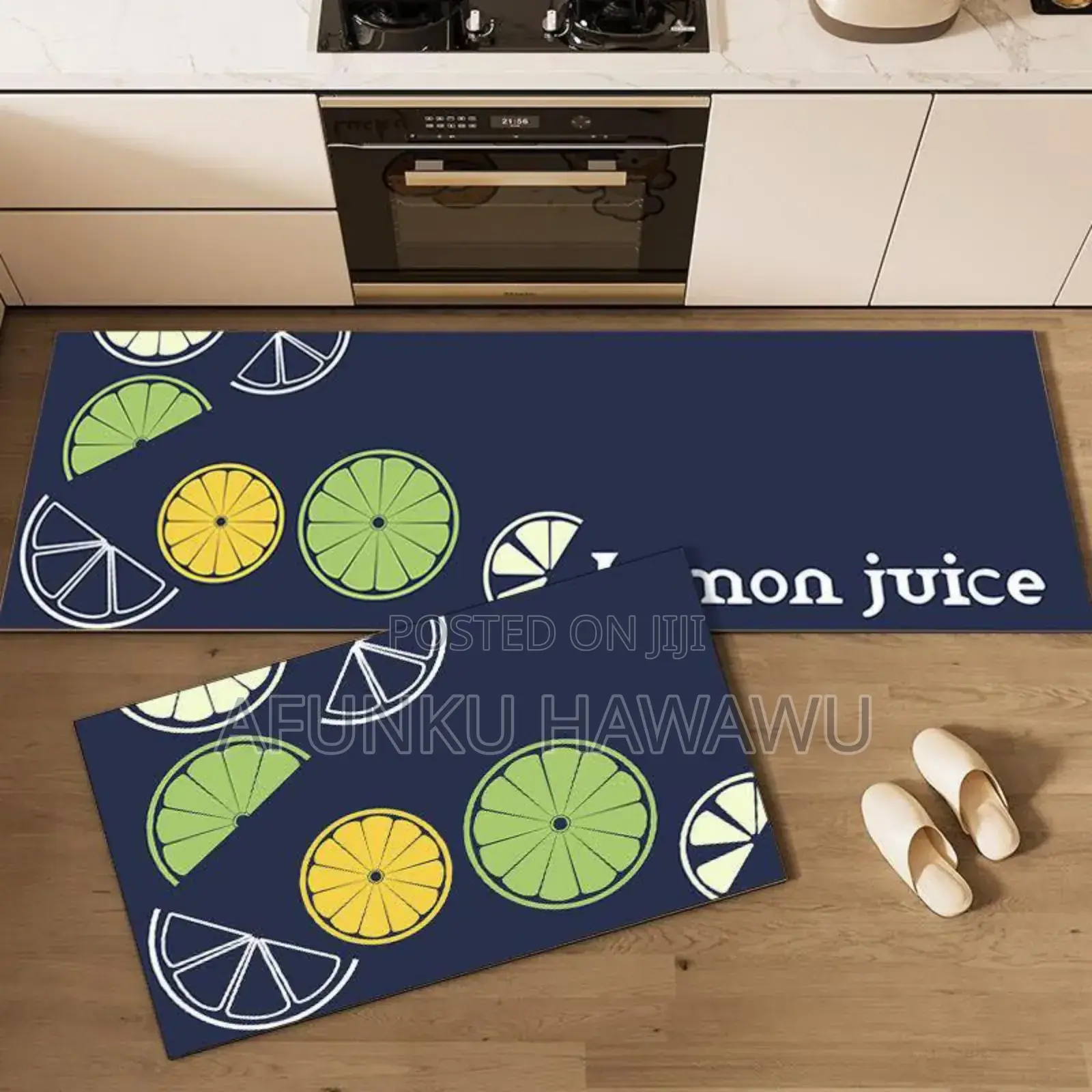 Polyester 2 in 1 Kitchen Mat