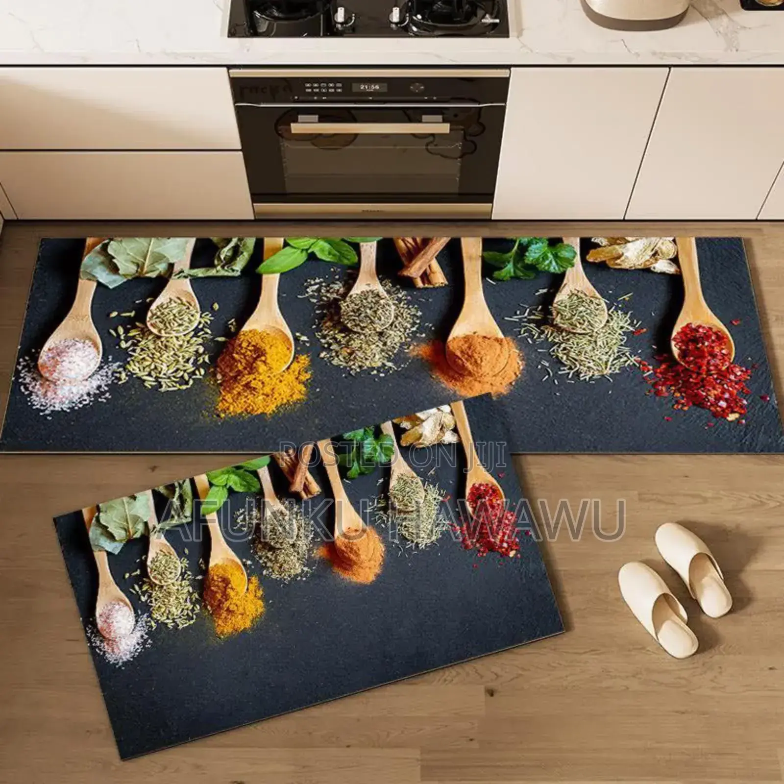 Polyester 2 in 1 Kitchen Mat