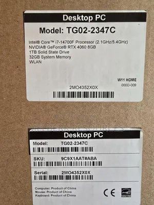 New Desktop Computer HP Victus 15L 32GB Intel Core I7 SSD 1T