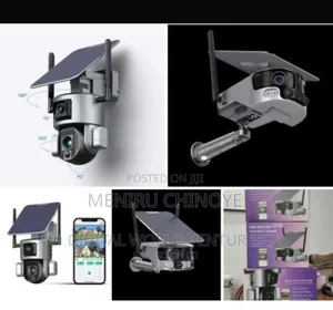 4g Dual Lens Solar Camera 5mp