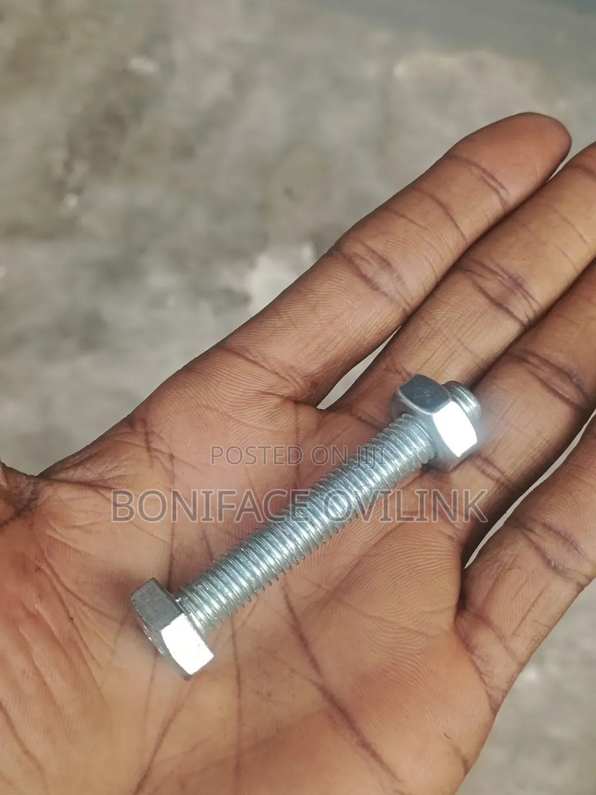 17mm × 2inche Bolt And Nut