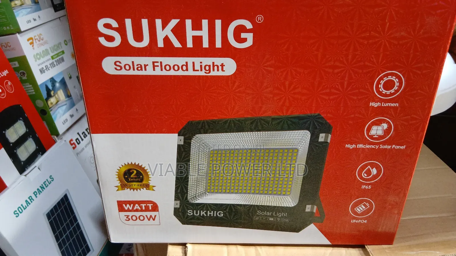 Sukhig 300w Solar Flood Light Tested and Trusted
