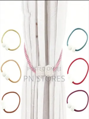 2pcs Magnetic Curtain Tiebacks Beige 2pcs