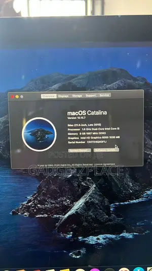 Desktop Computer Apple iMac 8GB Intel Core I5 SSD 1T