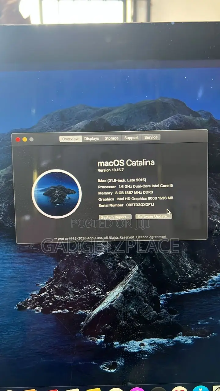 Desktop Computer Apple iMac 8GB Intel Core I5 SSD 1T