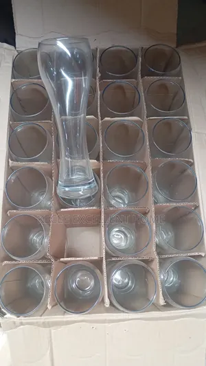 Beer Glass Cup 1 Full Bottle. 24pcs