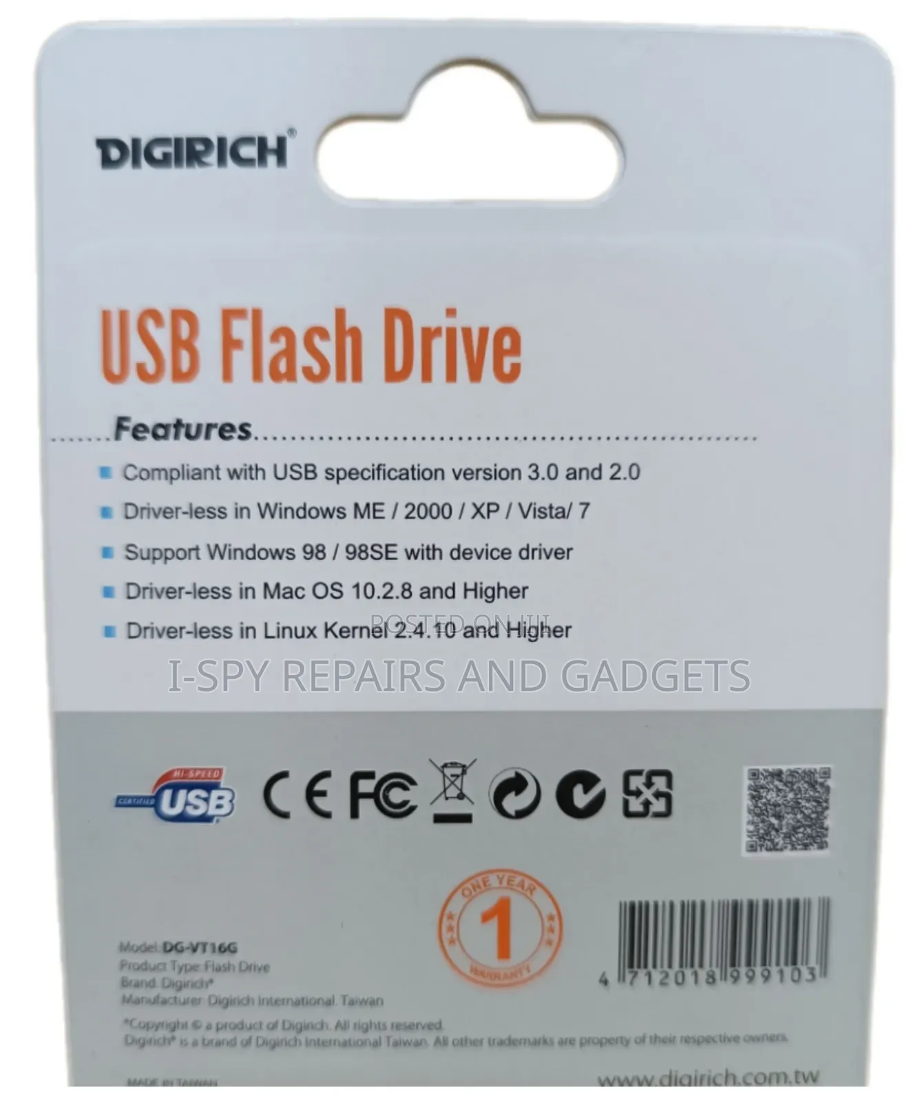 Digirich Usb Flash Drive 128gb