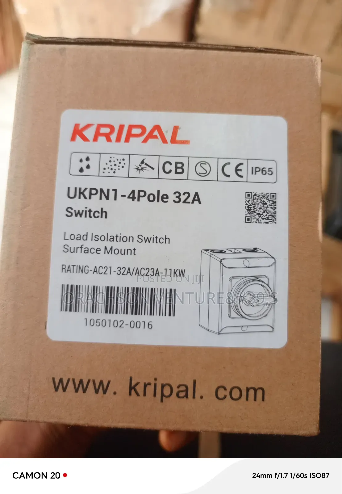 4pole 32amps Isolator Switch Kripal