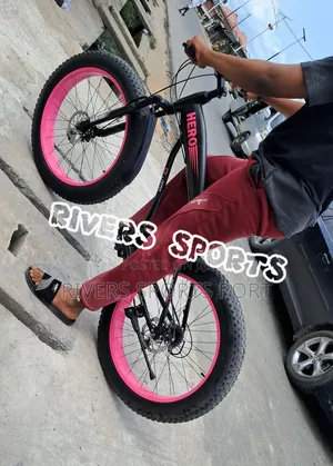 Hero 26" Fat Tyre Bicycle Big Bike Adult With 7 Speed Gear