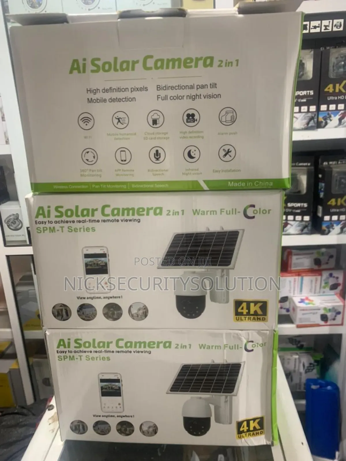 Ai Solar PTZ Wifi Camera