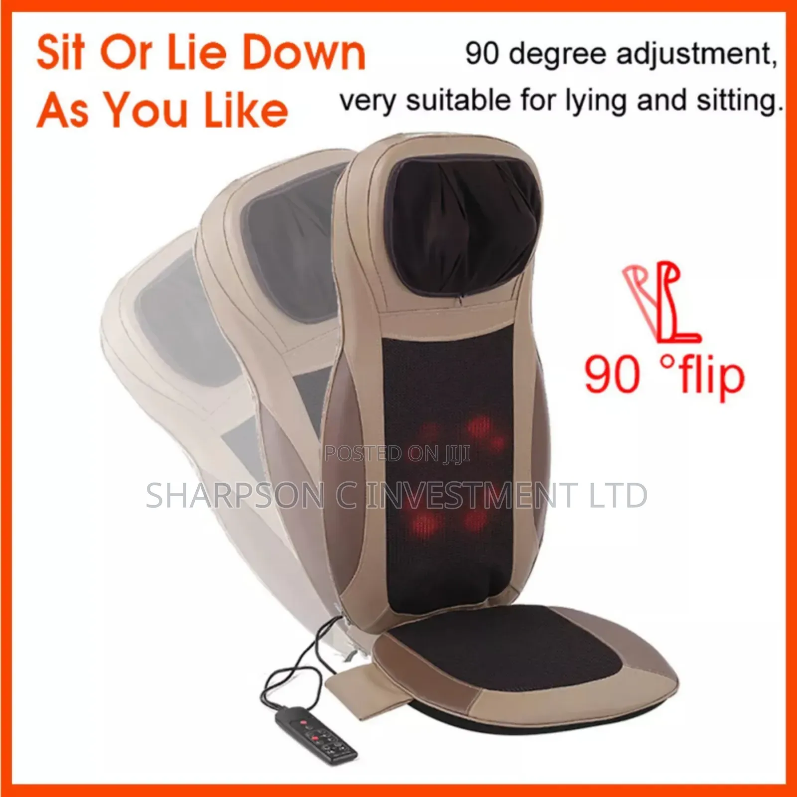 Multifunctional Shiatsu Kneading Massage Cushion