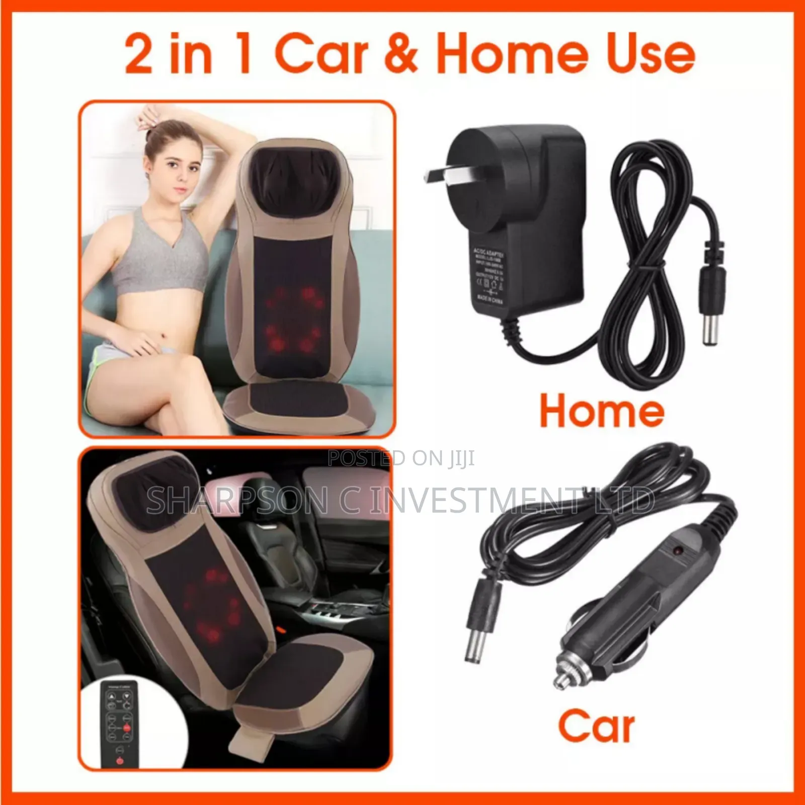 Multifunctional Shiatsu Kneading Massage Cushion