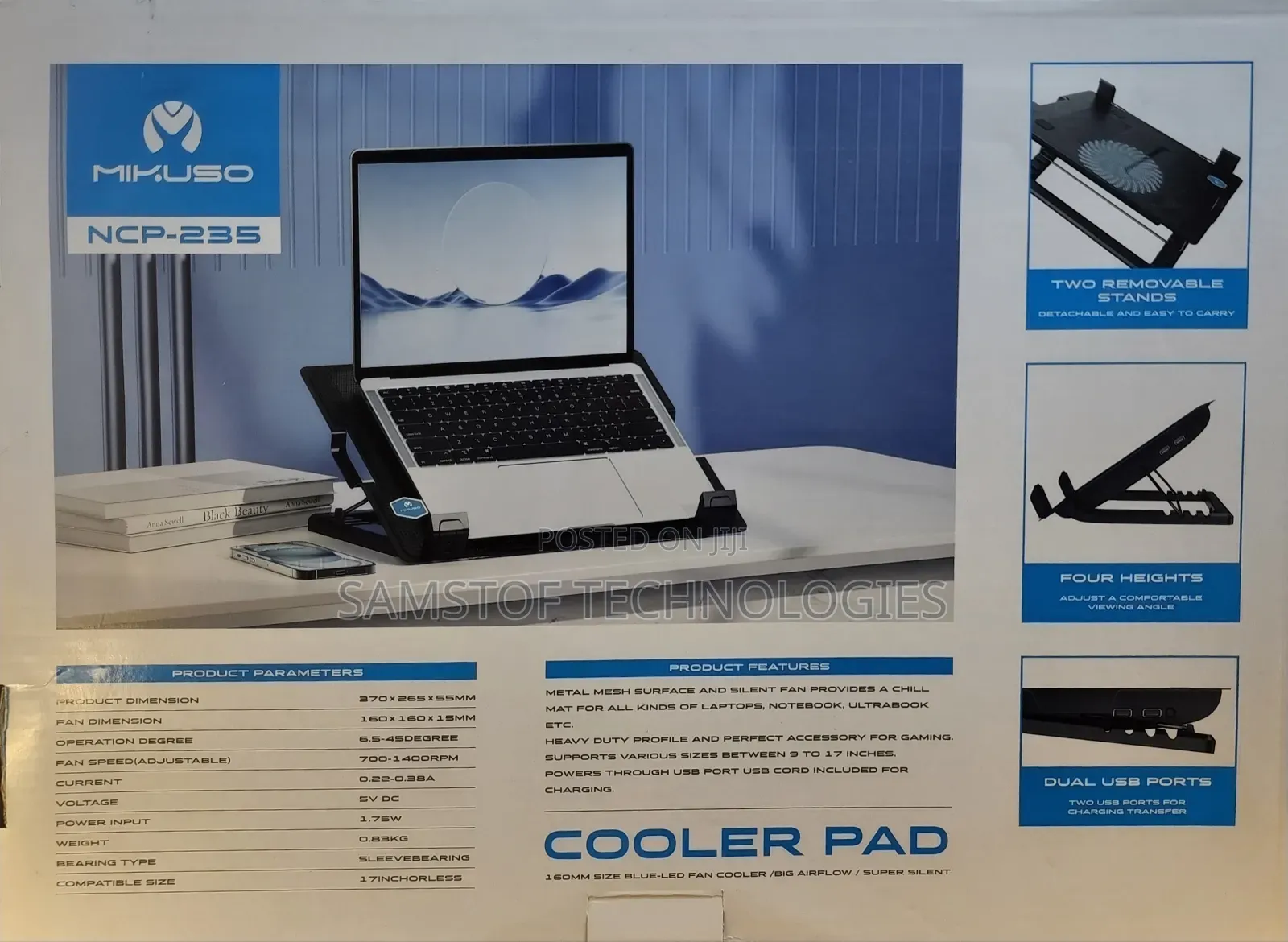 Laptops Stand Cooling Pad