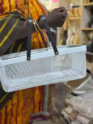 Big Metal Mesh Basket