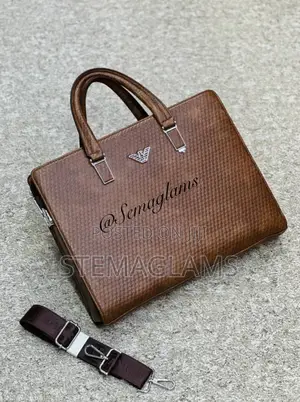 Mont Blanc Laptop Bag With Adjustable Strap