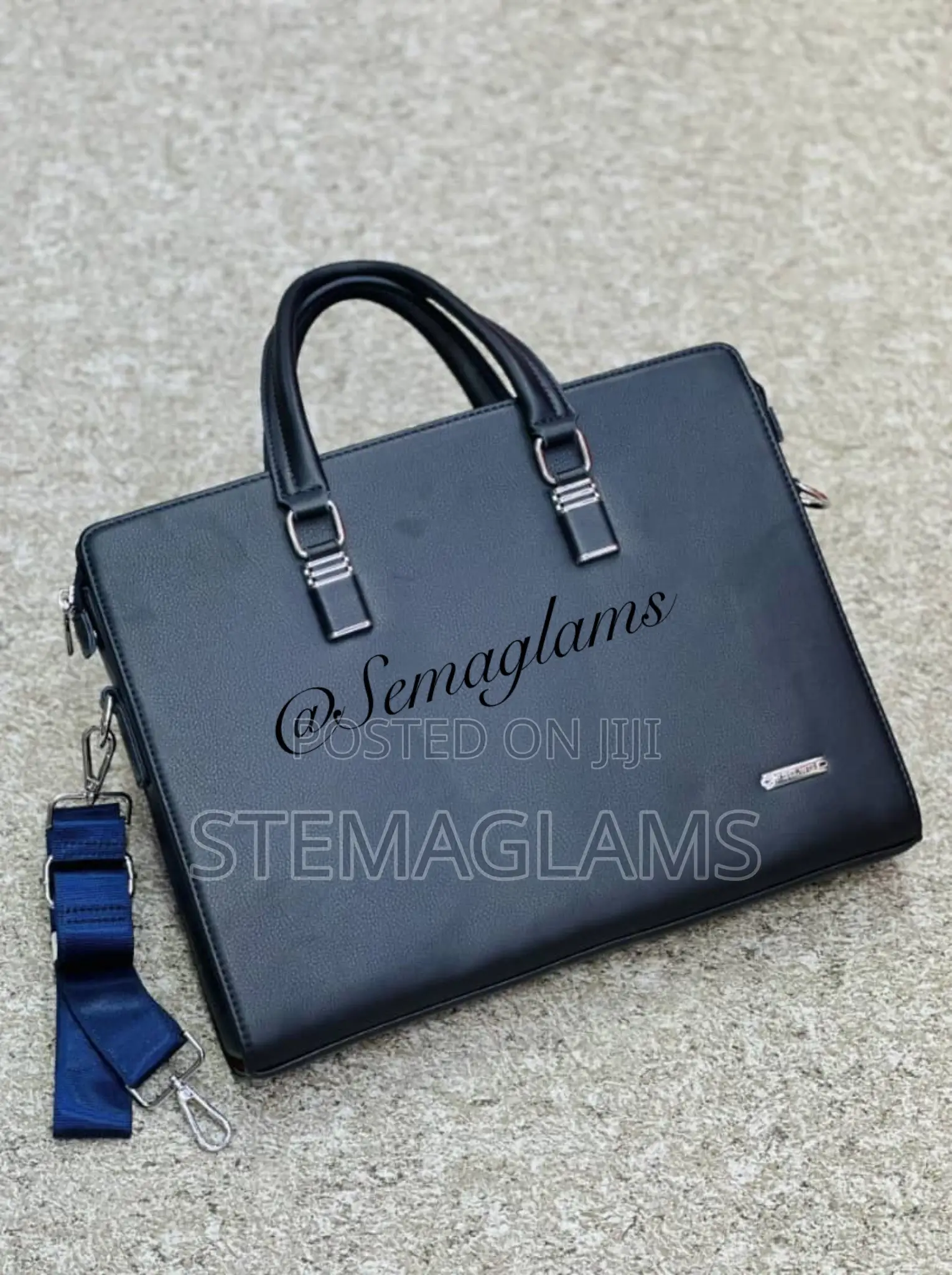 Mont Blanc Laptop Bag With Adjustable Strap
