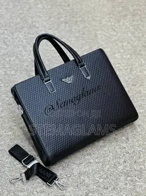 Mont Blanc Laptop Bag With Adjustable Strap