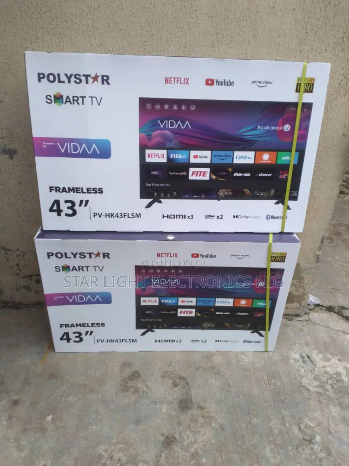 43 Smart Tv With Bluetooth Polystar