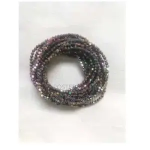 Rainbow Stone Waist Beads - 3 Strands